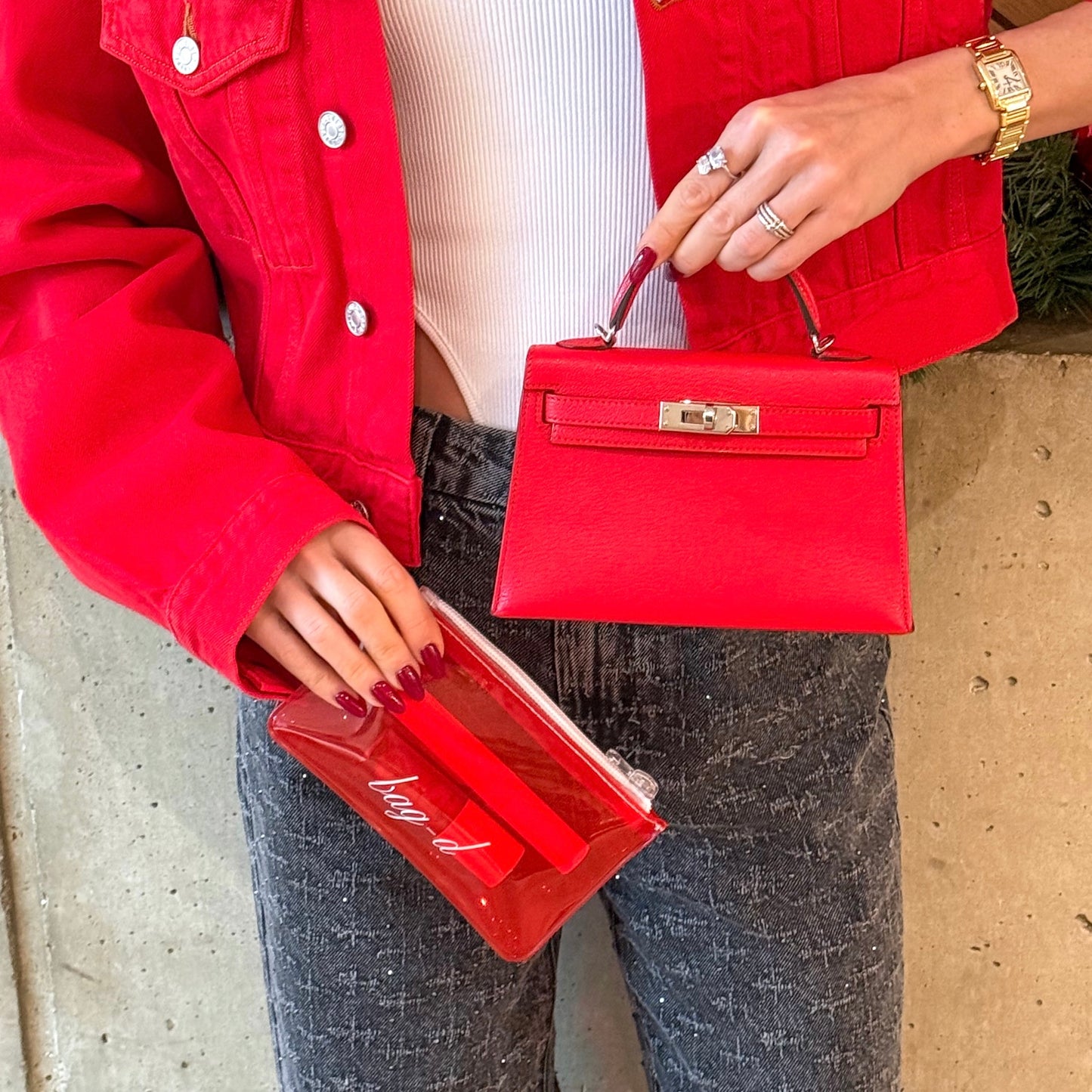 The Everything Pouch Red